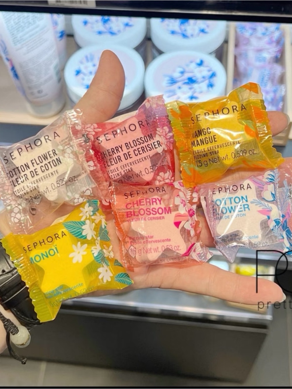 Sephora Bath Fizzers Bundle of 6 random color pull